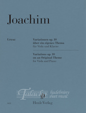 Variations on an Original Theme op. 10 for Viola and Piano